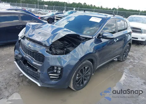 2019 Kia Sportage Ex z USA, uszkodzony, nr VIN KNDPN3AC3K7575214